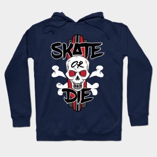 Skateboard Skull n Crossbones Hoodie